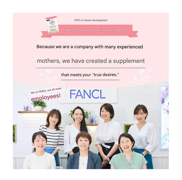FANCL Mama Lula Folic Acid & Iron Plus, 30 Day Supplement