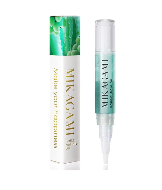 MIKAGAMI Nail Oil, 5 Moisturizing Ingredients, 0.1 fl oz (4 ml) (Pen-Type)