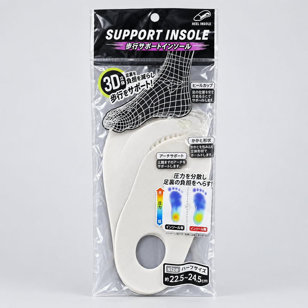 3D Support Insoles – Heel Insoles