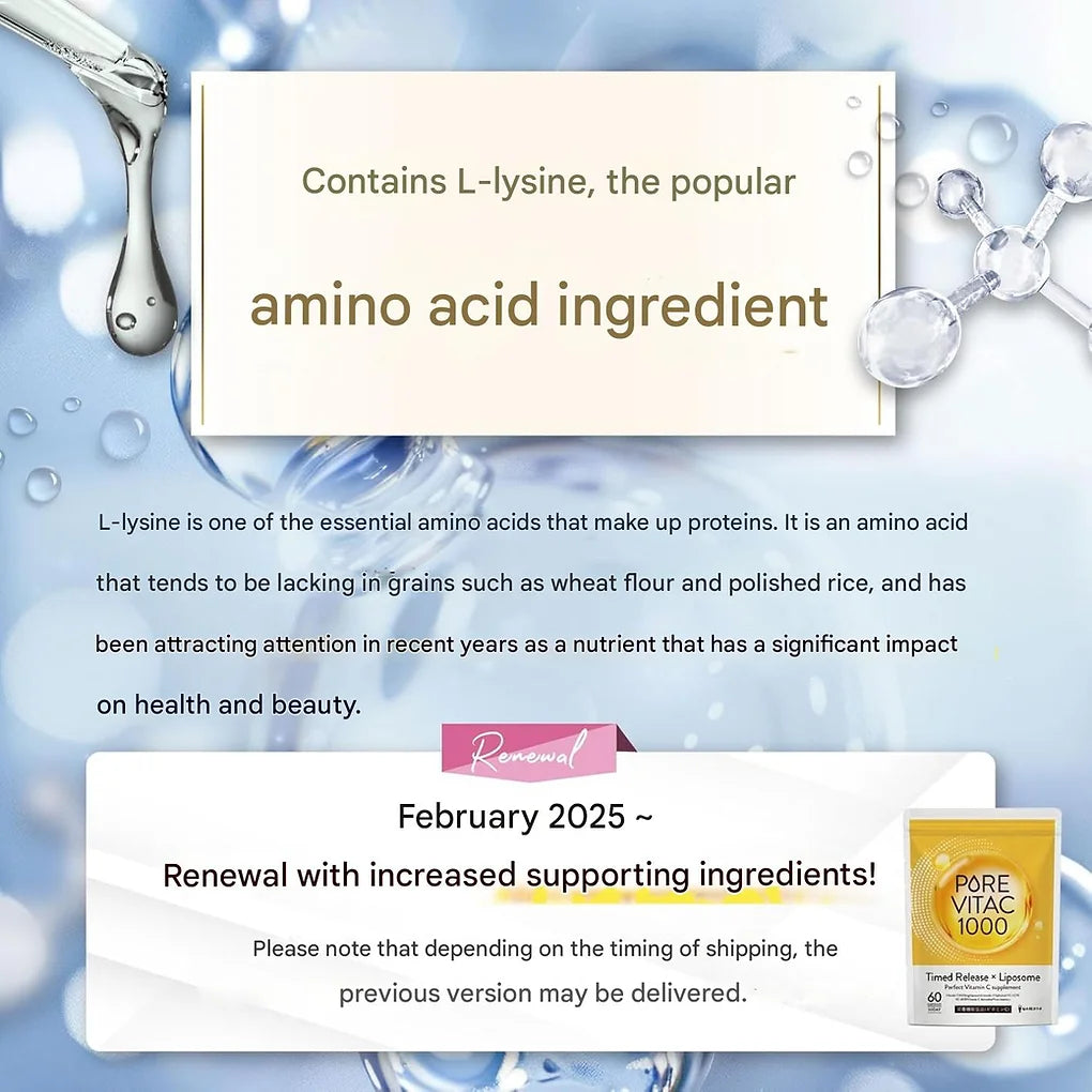 Pore Vita C 1000 is a high-concentration vitamin C supplement