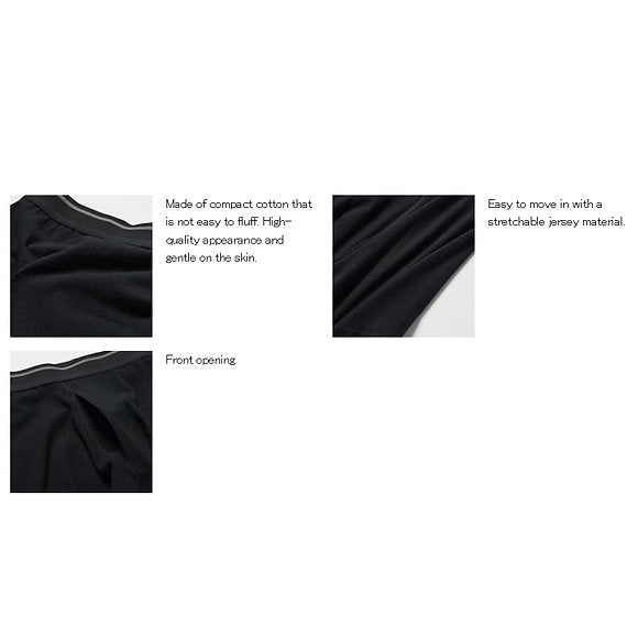 U Cotton Boxer Briefs / Front Opening 482598 Japan best brand
