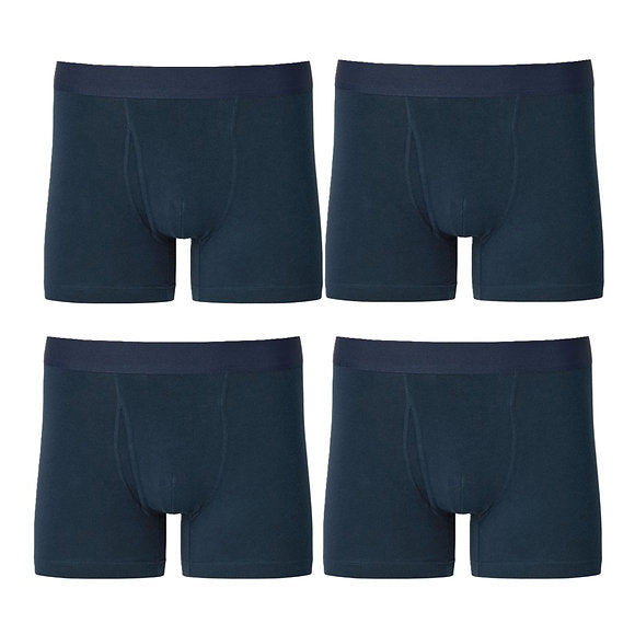 U Cotton Boxer Briefs (With Front Opening) 479495 Japan best brand