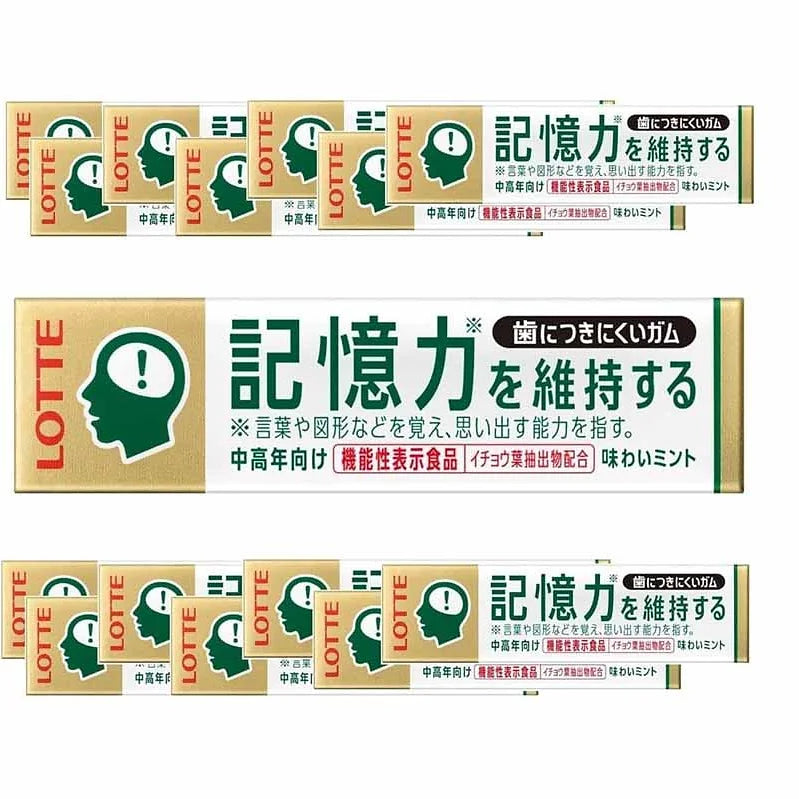 Support your memory with LOTTE’s Memory Keeping Gums – a functional food formulated with Ginkgo Biloba extract.