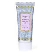 Canmake Mermaid Skin Gel UV 01 is a lightweight, water-based sunscreen with a smooth gel texture that glides effortlessly onto your skin.