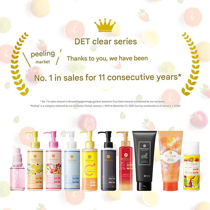 Det Clear Bright & Peeling Jelly (Mixed Fruit Scent), 6.1 fl oz (180 ml)