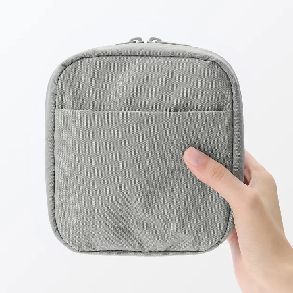 Wide-Open Square Pouch Muji