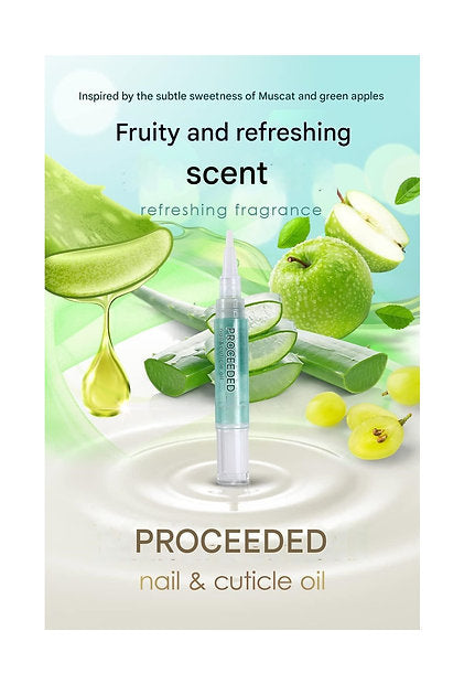 MIKAGAMI Nail Oil, 5 Moisturizing Ingredients, 0.1 fl oz (4 ml) (Pen-Type)