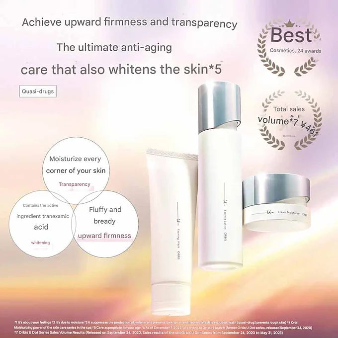 Orbis Yudot Skincare Set – Essence Lotion 6.1 fl oz (180 ml) + Cream Moisturizer