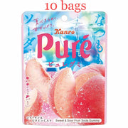 Kanro Pure Puregumi Natsumi Soda – 2.0 oz (52 g) x 10 Bags
