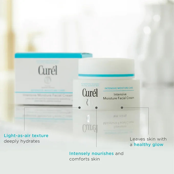 Curél Intensive Moisture Facial Cream – Deep Hydration for Dry & Sensitive Skin