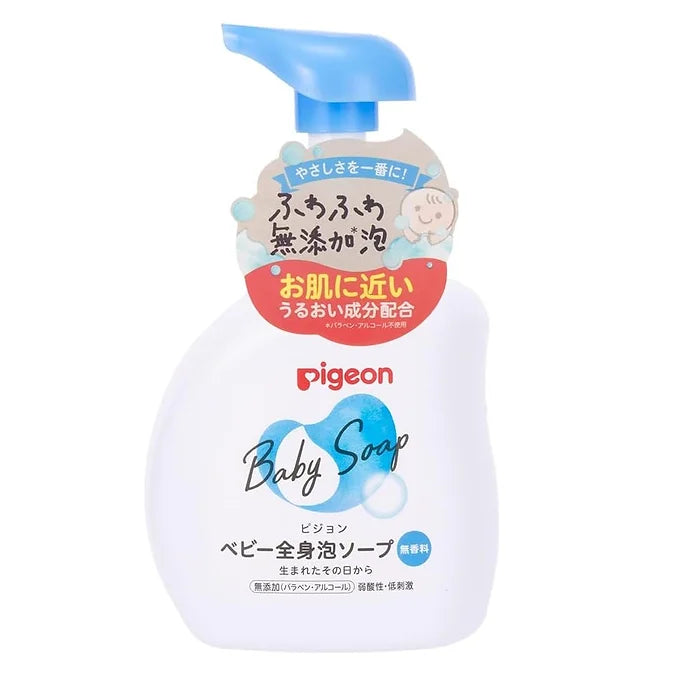 Pigeon Baby Full Body Foam Soap | 16.9 fl oz (500 ml)