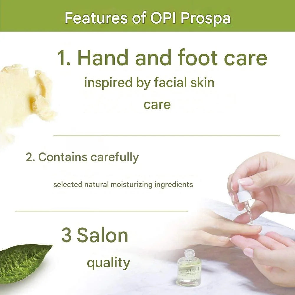 OPI Nail Oil, Moisturizing for Nails and Cuticles, 8.6mL (ProSpa Nail)