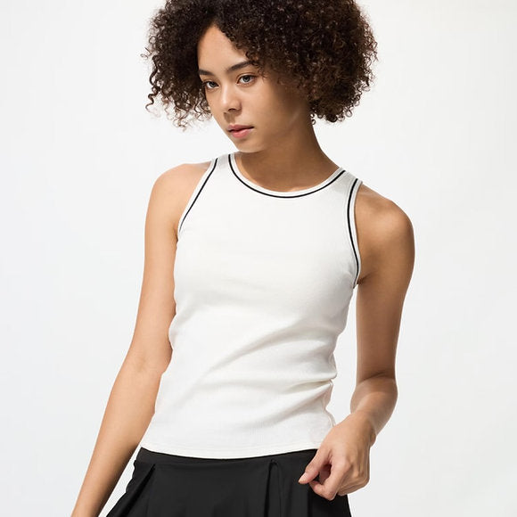 U Rib Bra Top / American Sleeve 473986 Japan best brand