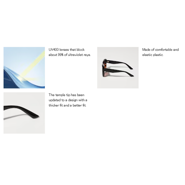 U Big Square Sunglasses 481646 Japan best brand