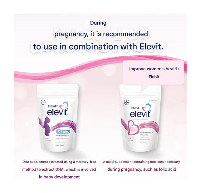 Elevit Botanical DHA Pregnancy Supplement, 60 Tablets