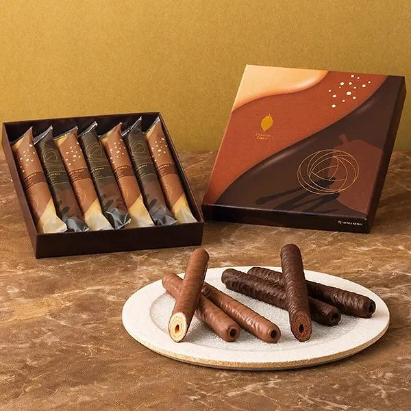 Yoku moku Chocolate Cigare (2 Flavors, 7 Pieces Assortment)