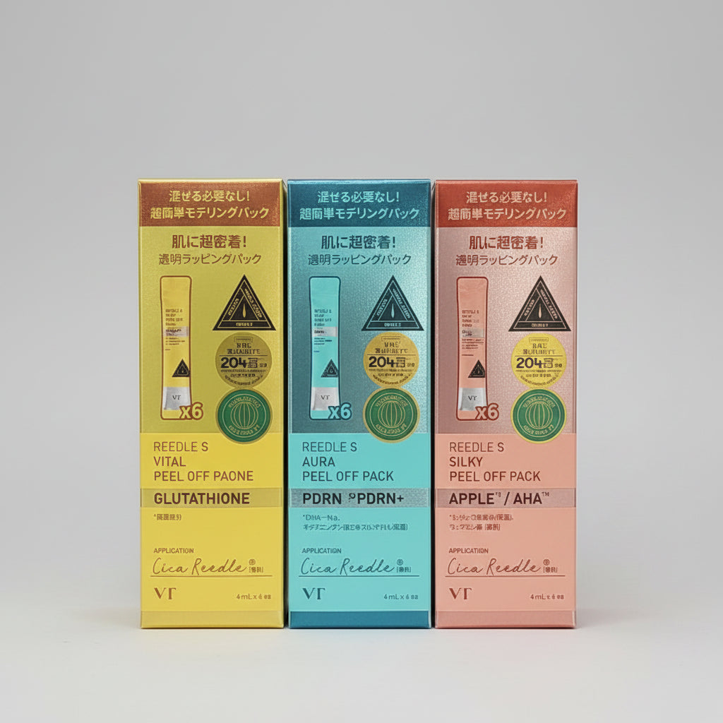 VT REEDLES Derma Laser Series – Peel-Off Pack Set (3 Types)