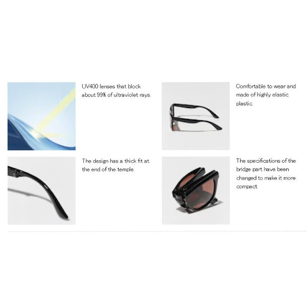 U Wellington Folding Sunglasses 481639 Japan best brand