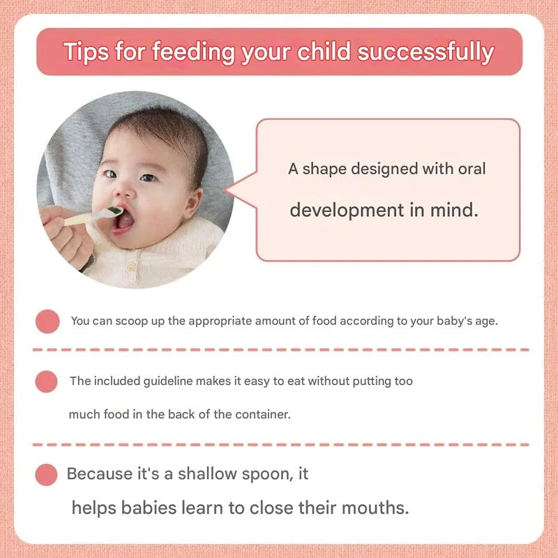 Pigeon Baby Feeding Spoon with Case (Soup & Paste Spoon)