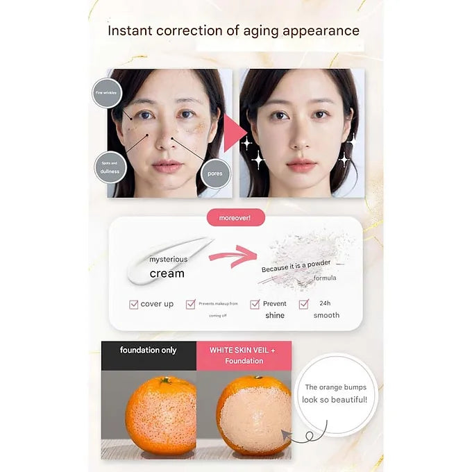White Skin Veil Pore Concealer Makeup Base – 10 g