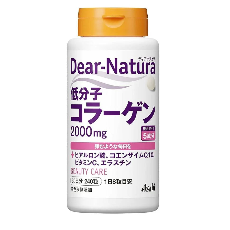 Dear-Natura Asahi Low Molecular Collagen, 240 Tablets (30-Day Supply)