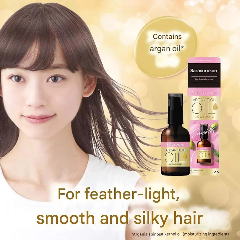 LUCIDO-L Hair Treatment Argan Rich Oil. Enhancing Formula