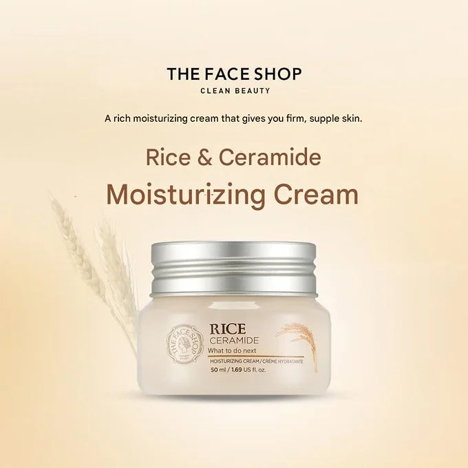 Rice & Ceramide Moisturizing Cream – Hydrating Barrier Care Cream