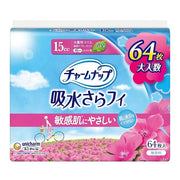Charm Nap Absorbent Pads – Light Flow, Unscented, 15 cc, 19 cm, 64 Count