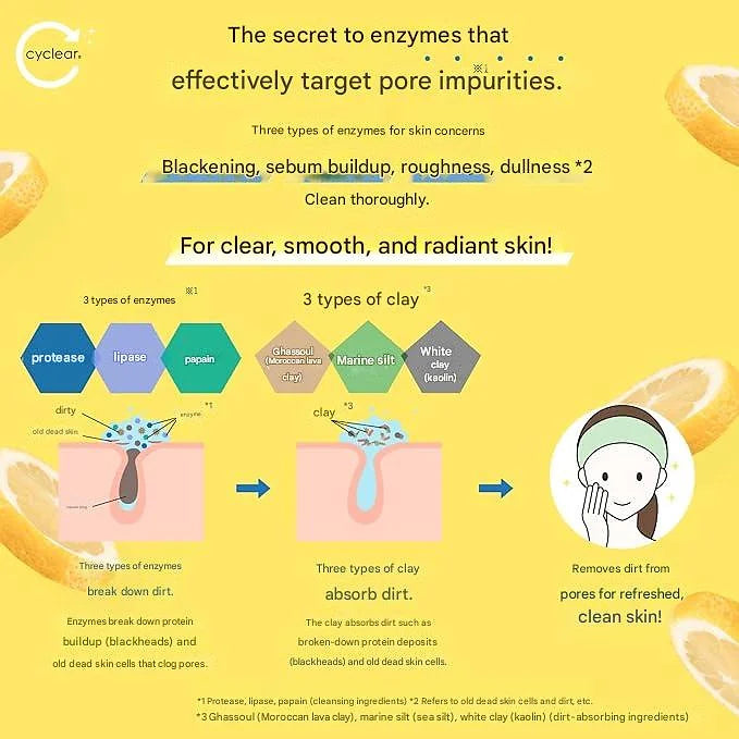 Cyclear Vitamin C Enzyme Cleansing Gel – Makeup Remover & Deep Clean Gel (200g)