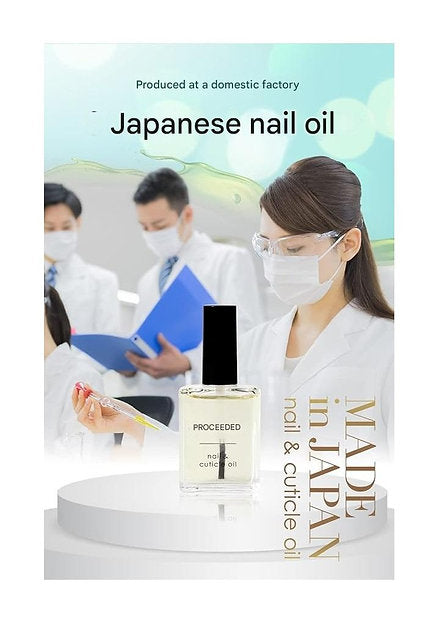 MIKAGAMI Nail Oil, 5 Moisturizing Ingredients, 0.5 fl oz (14 ml)
