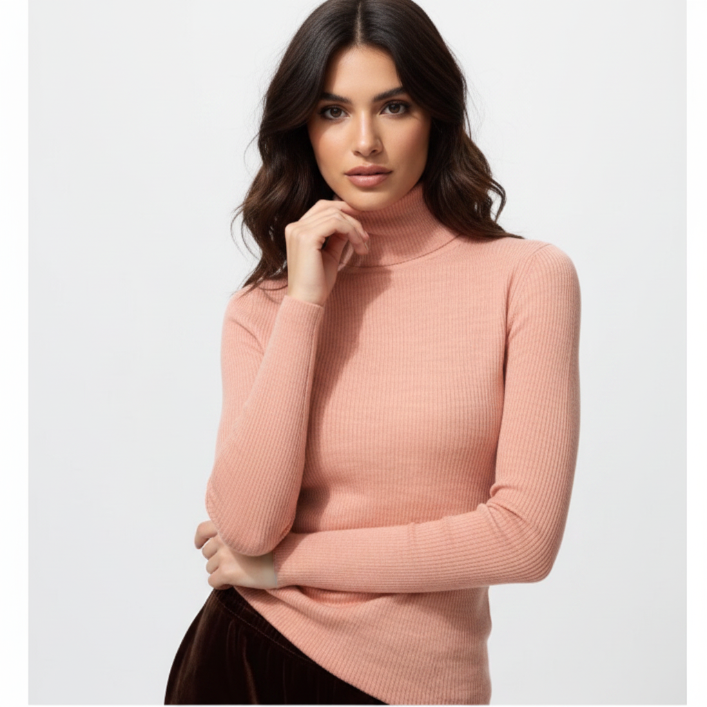 U Merino Ribbed Turtleneck Sweater 469426 Japan best brand