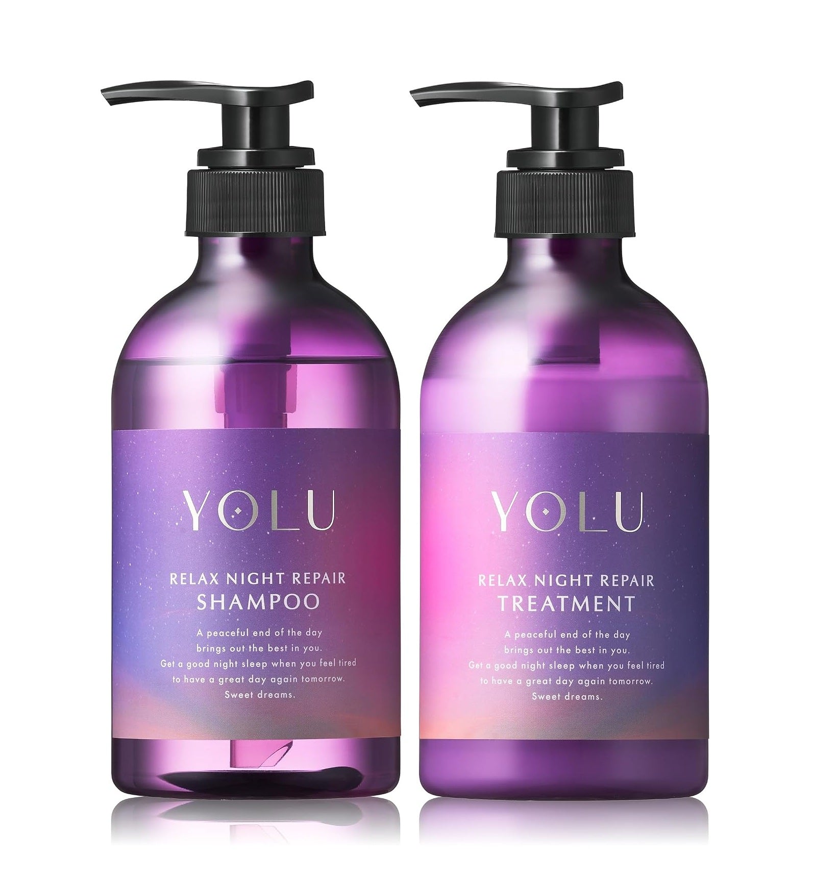 YOLU Relax Night Repair Shampoo & Treatment Set – Fig Fragrance
