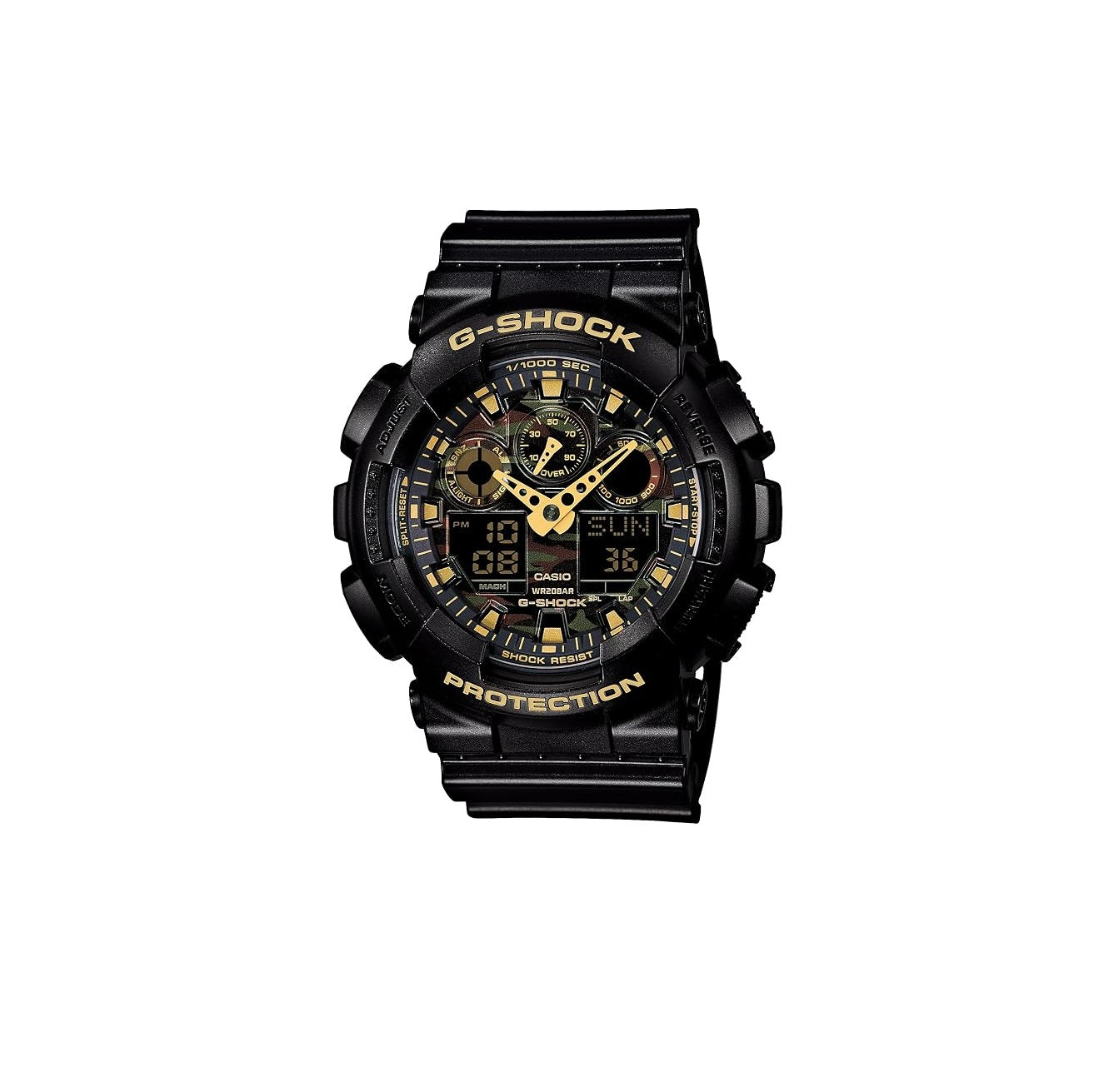 CASIO G-SHOCK Watch Camouflage Men's Watch GA-100CF-1A9 