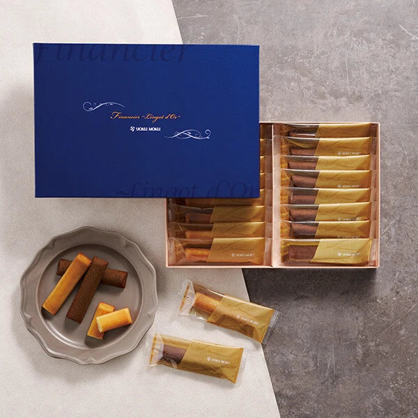 YOKU MOKU Financier Lingot d'Or – 2 Varieties, 16 Pieces