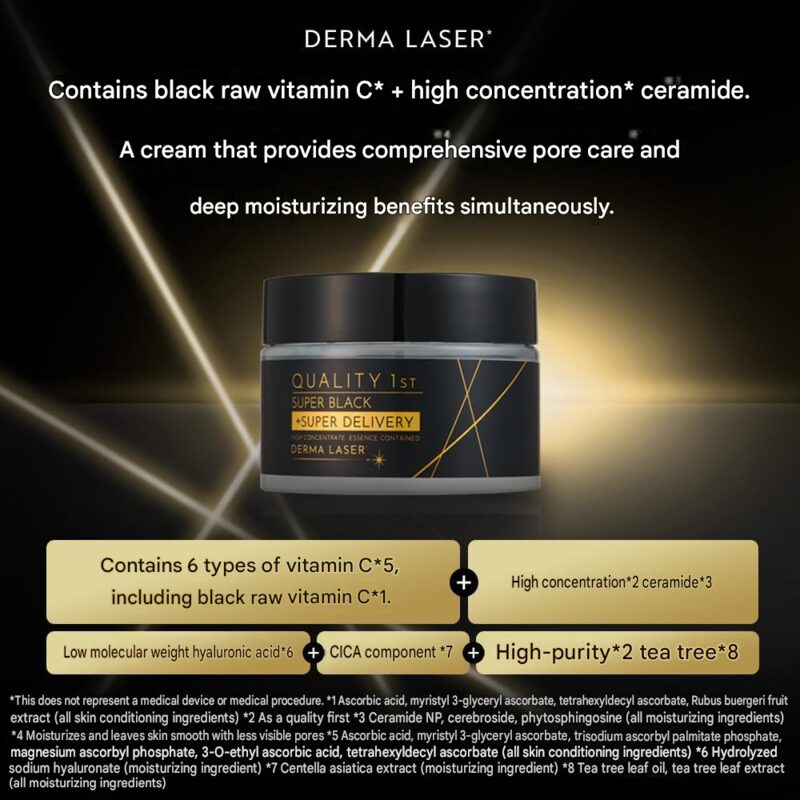 QUALITY 1st Derma Laser Super Black VC100 Cream (70 g)