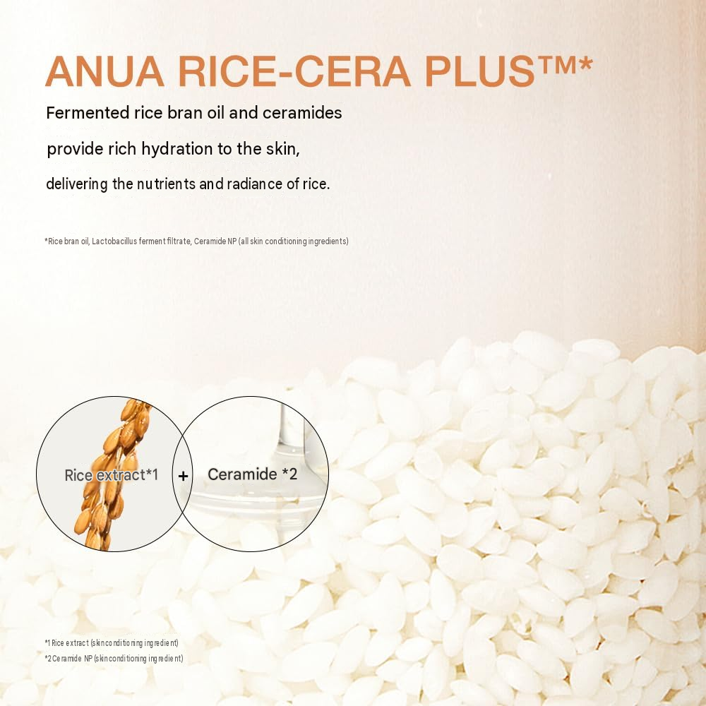 ANUA Rice 70 Fermented Moisturizing Mask Pack – 7 Sheets