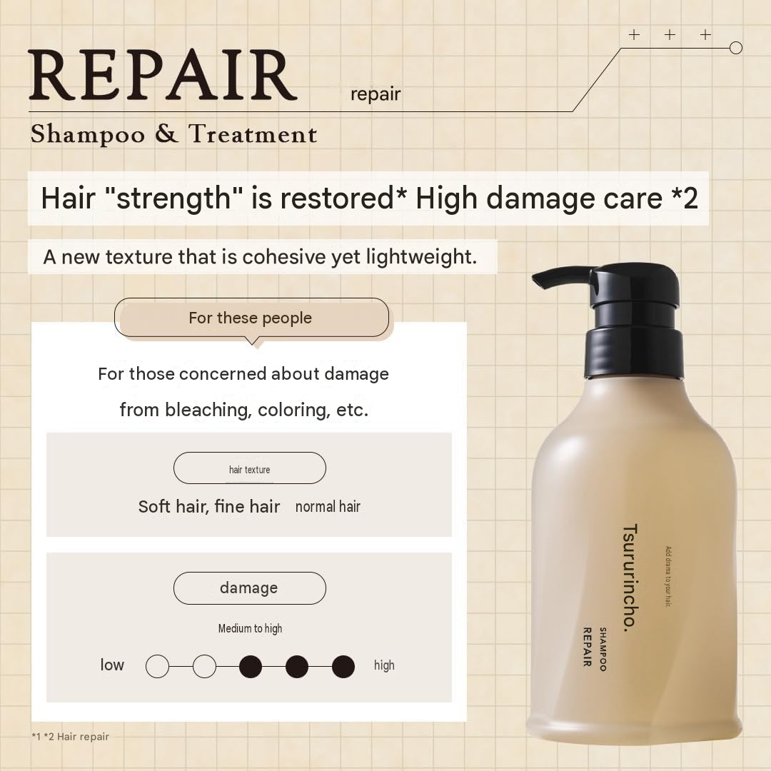 Tsurincho Repair Shampoo & Treatment  Bottle 400 mL