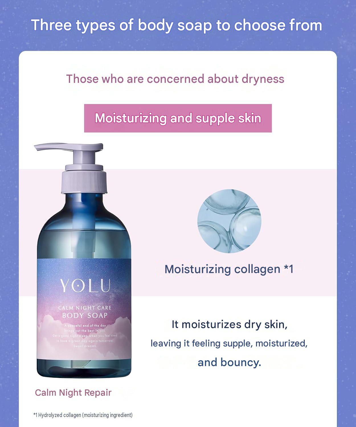 YOLU Calm Night Care Body Soap 440 mL – Neroli & Pear