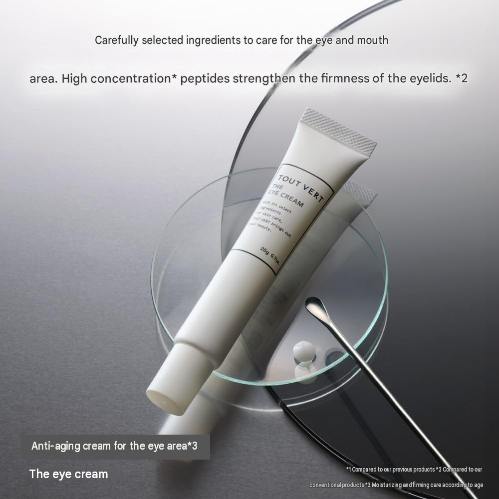 TOUT VERT The Eye Cream – Peptide & Ceramide Eye Cream, 0.7 oz (20 g)