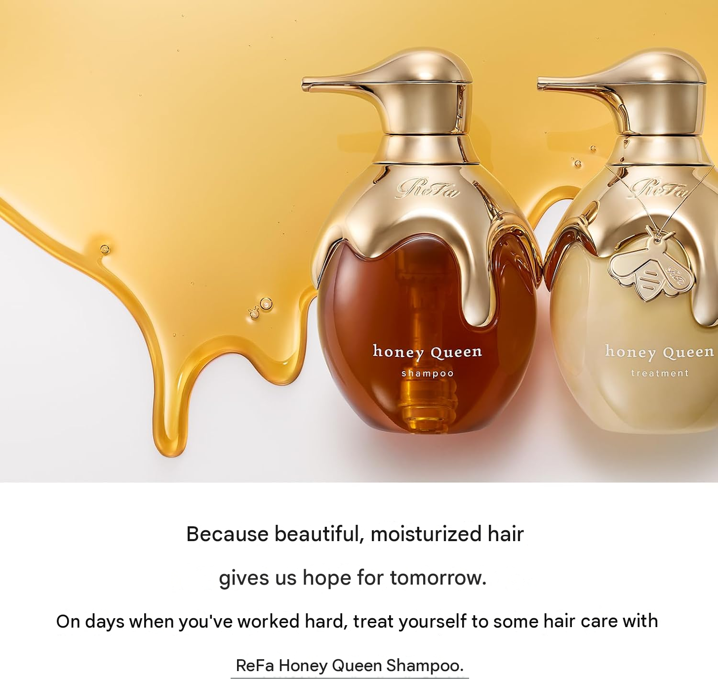 ReFa HONEY QUEEN Shampoo & Treatment Set
