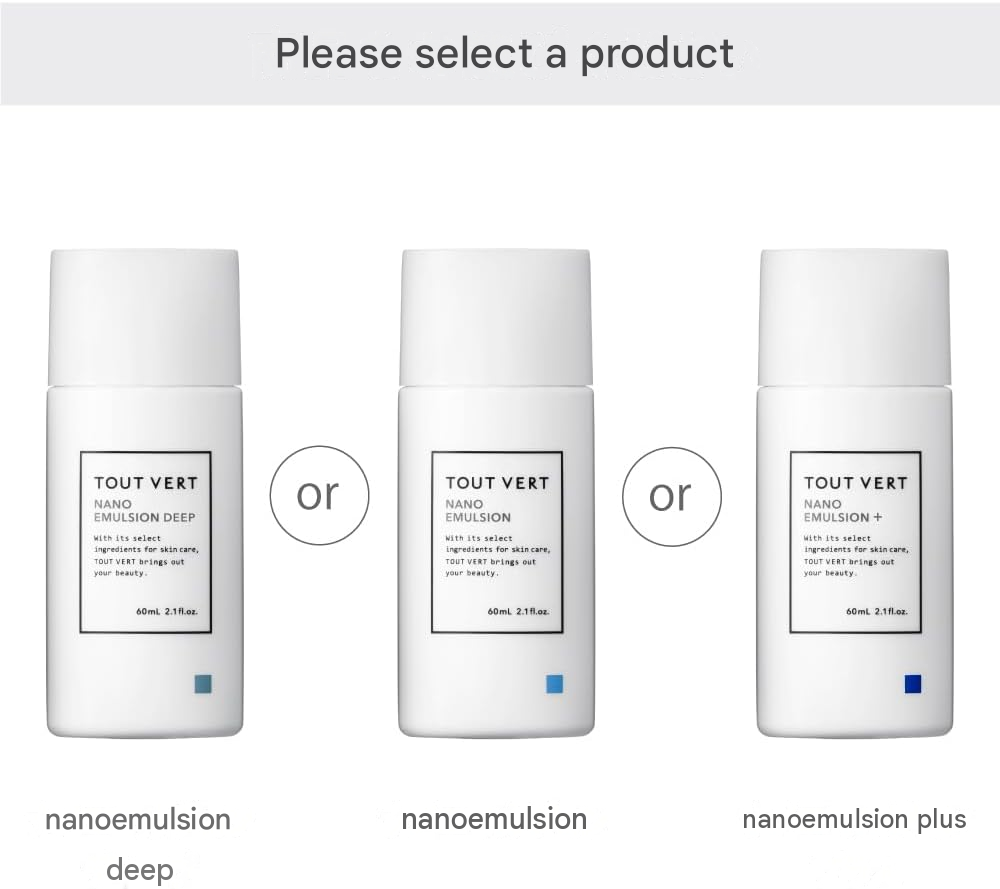 TOUT VERT Nano Emulsion Deep Emulsion – Intensive Ceramide Moisturizer, 60 mL