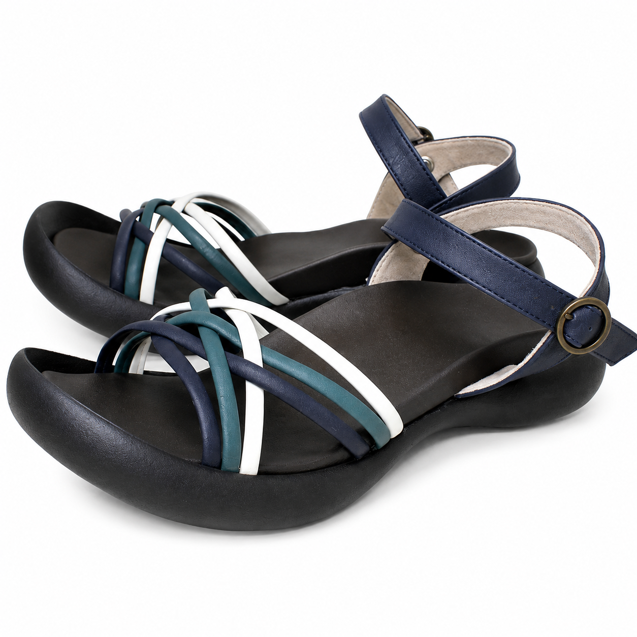 Women’s Colorful Braided Sandals - CJFD-5311A