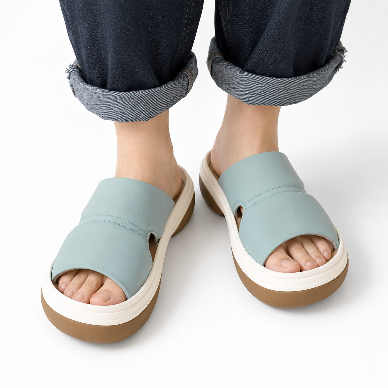 RegettaCanoe Women's Fluffy Puffy Sandals - CJFT-008