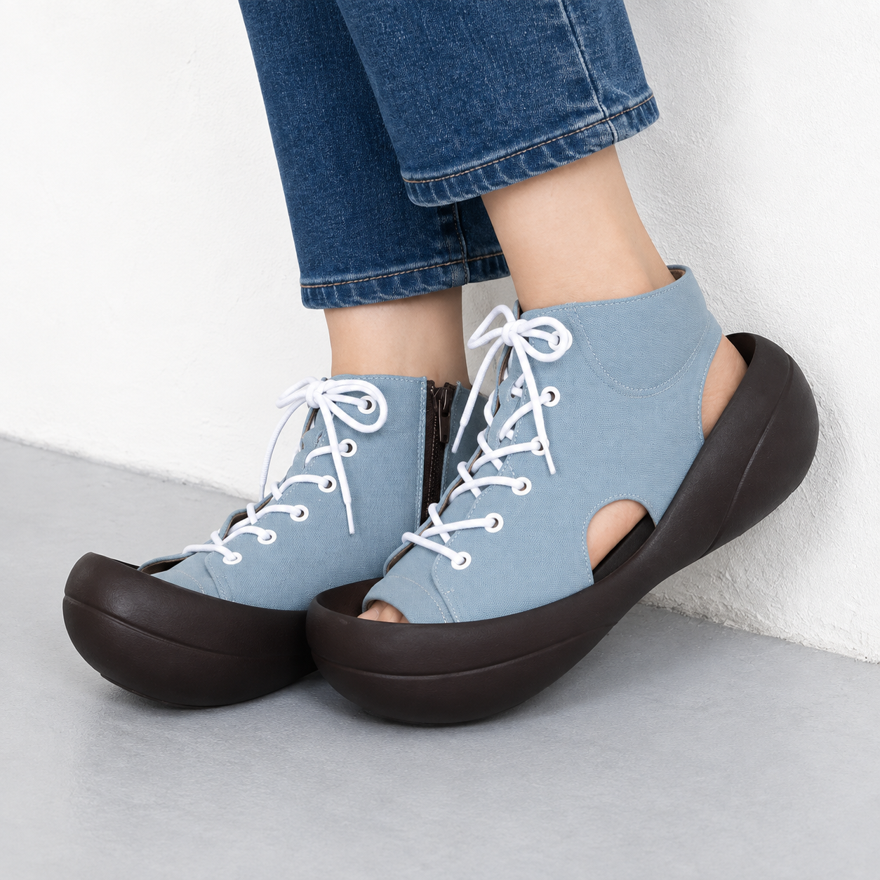 RegettaCanoe Women's Lace-Up Boot Sandals - CJBF-5200