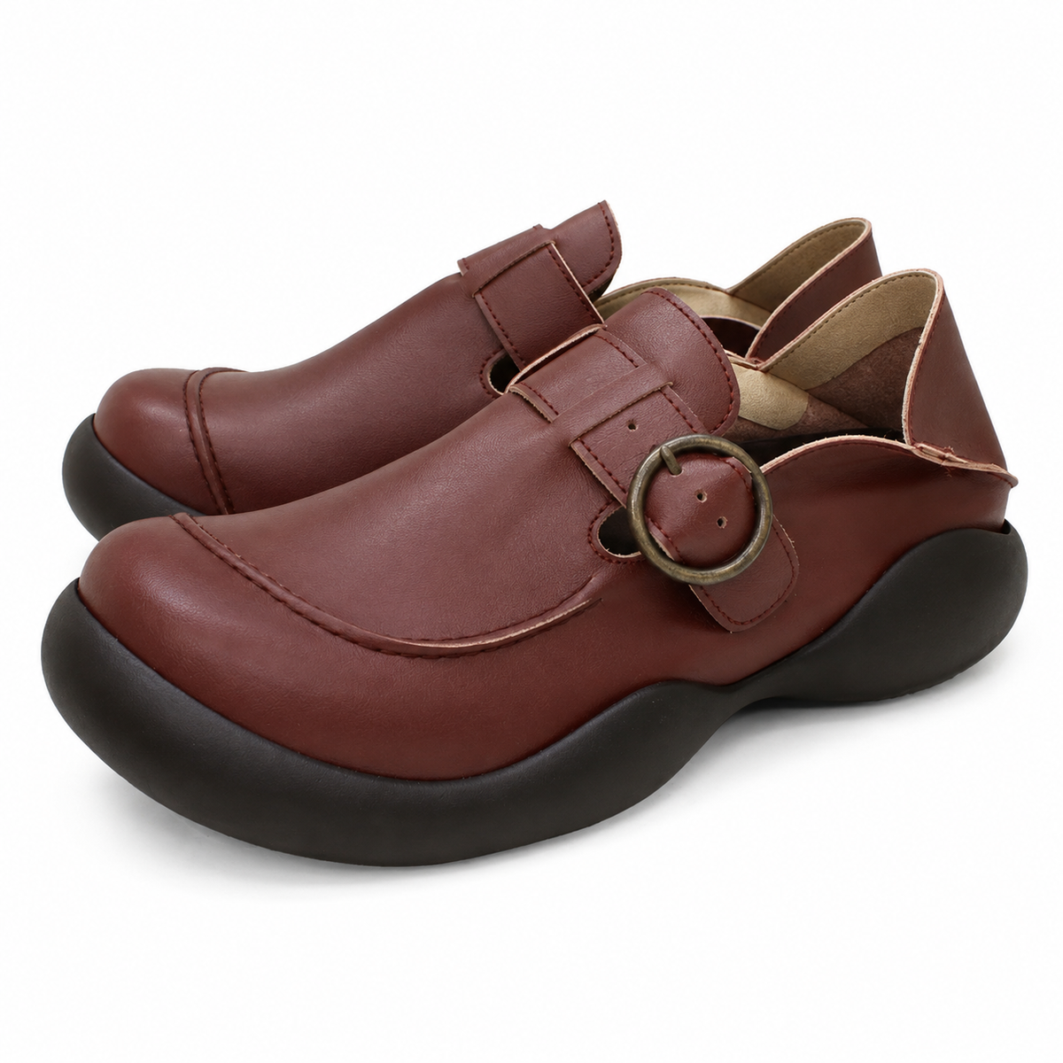 RegettaCanoe Women's Belt Design 2-Way Shoes - CJOS-6305A