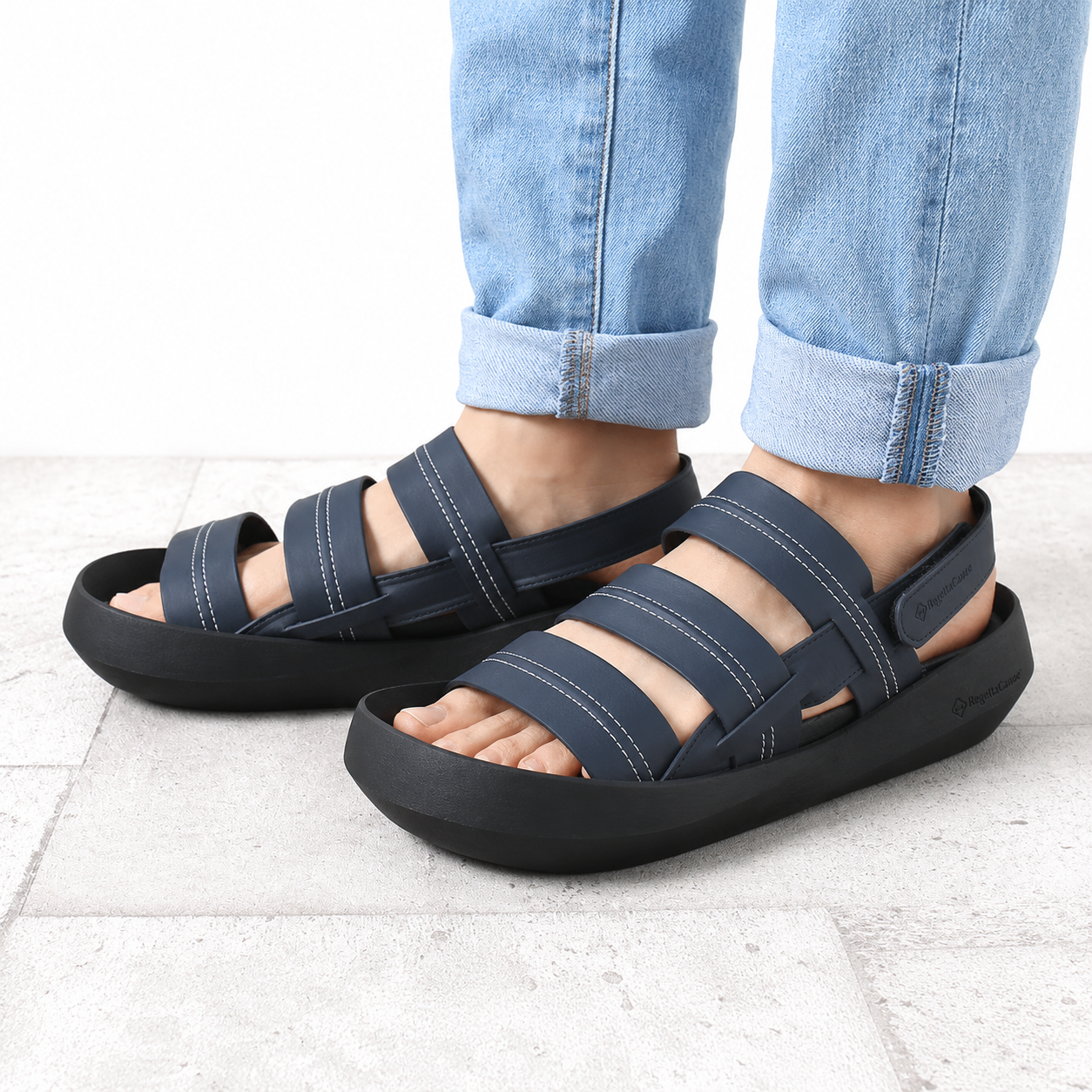 RegettaCanoe Men's Lightweight Sport Sandals - CJEW-7606