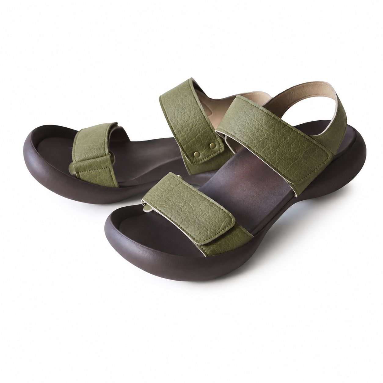 RegettaCanoe Men's Belted Velcro Sandals - CJFD-5332A