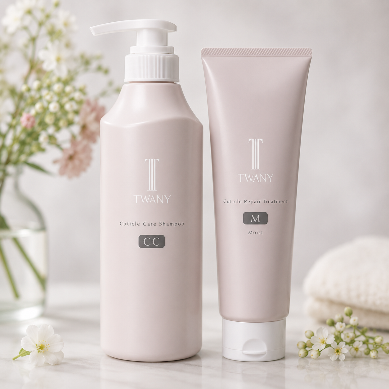 Twany Premium Hair Care Series: Cuticle Care Shampoo & Repair Treatment