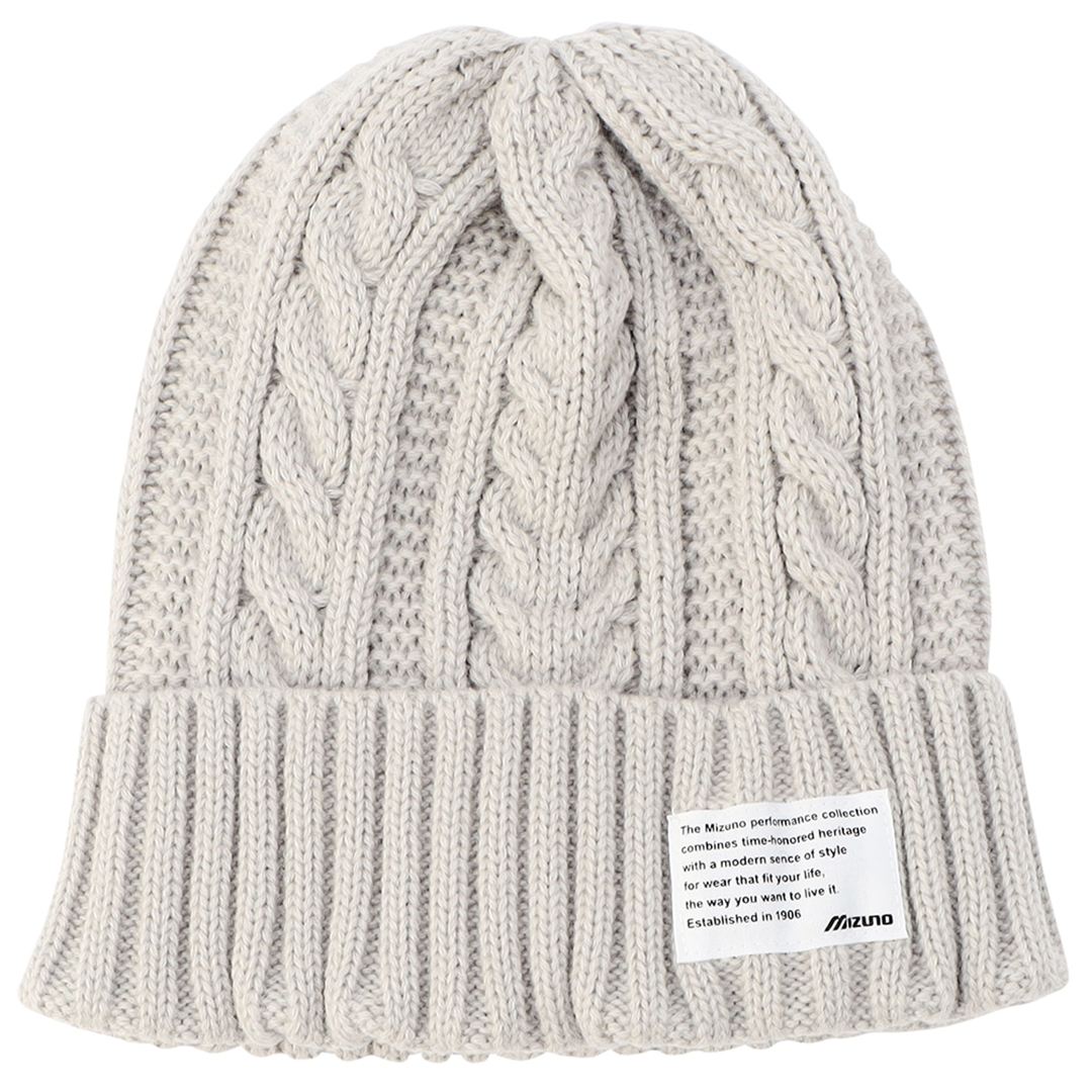 MIZUNO Breath Thermo Cable Knit Cap B2JWC530