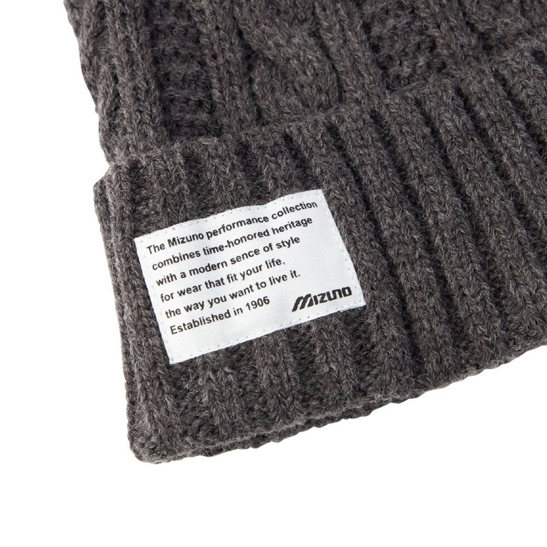 MIZUNO Breath Thermo Cable Knit Cap B2JWC530